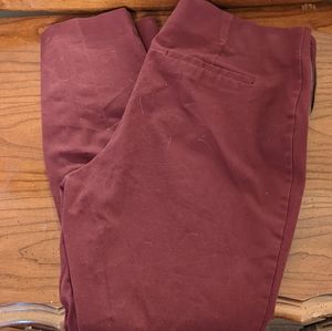 Pants with side zipper